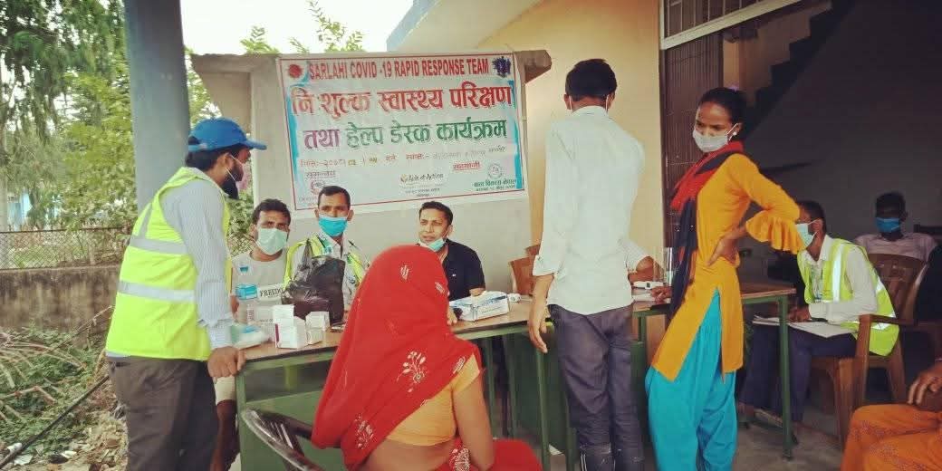 Health Camp for COVID-Affected Communities