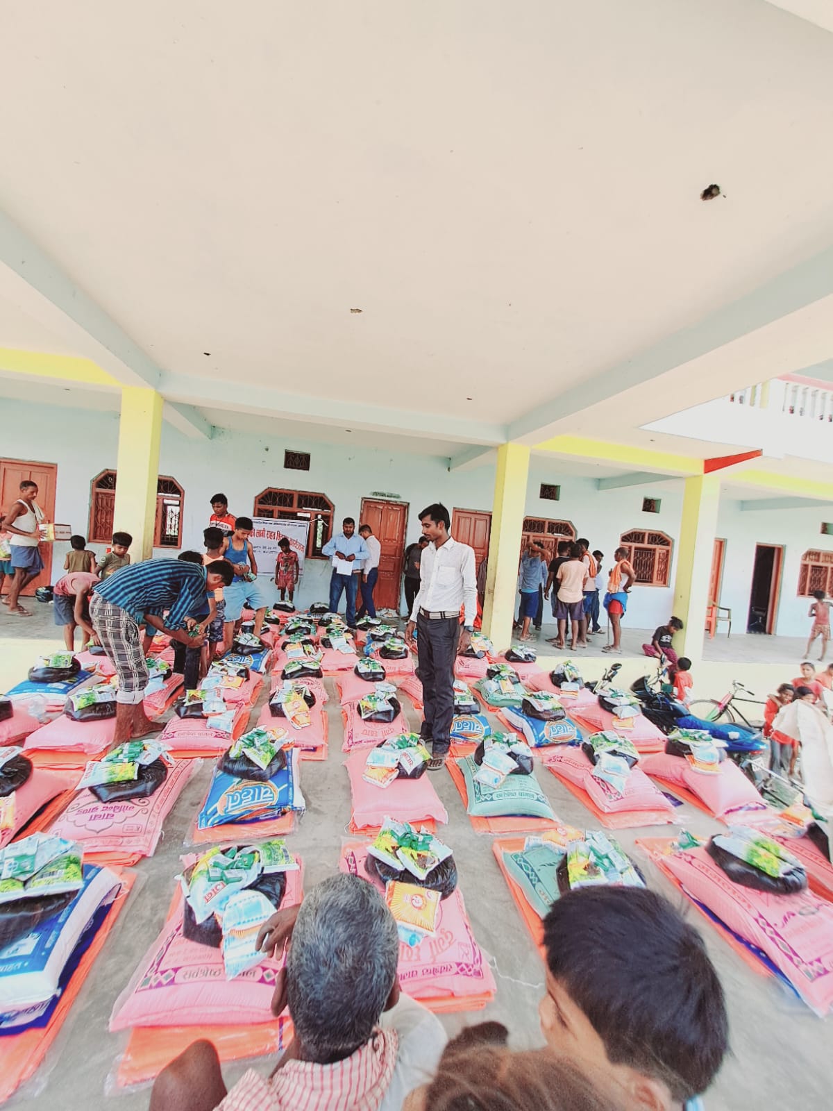Distribution of Food and Hygiene Materials to Fire-Affected Communities