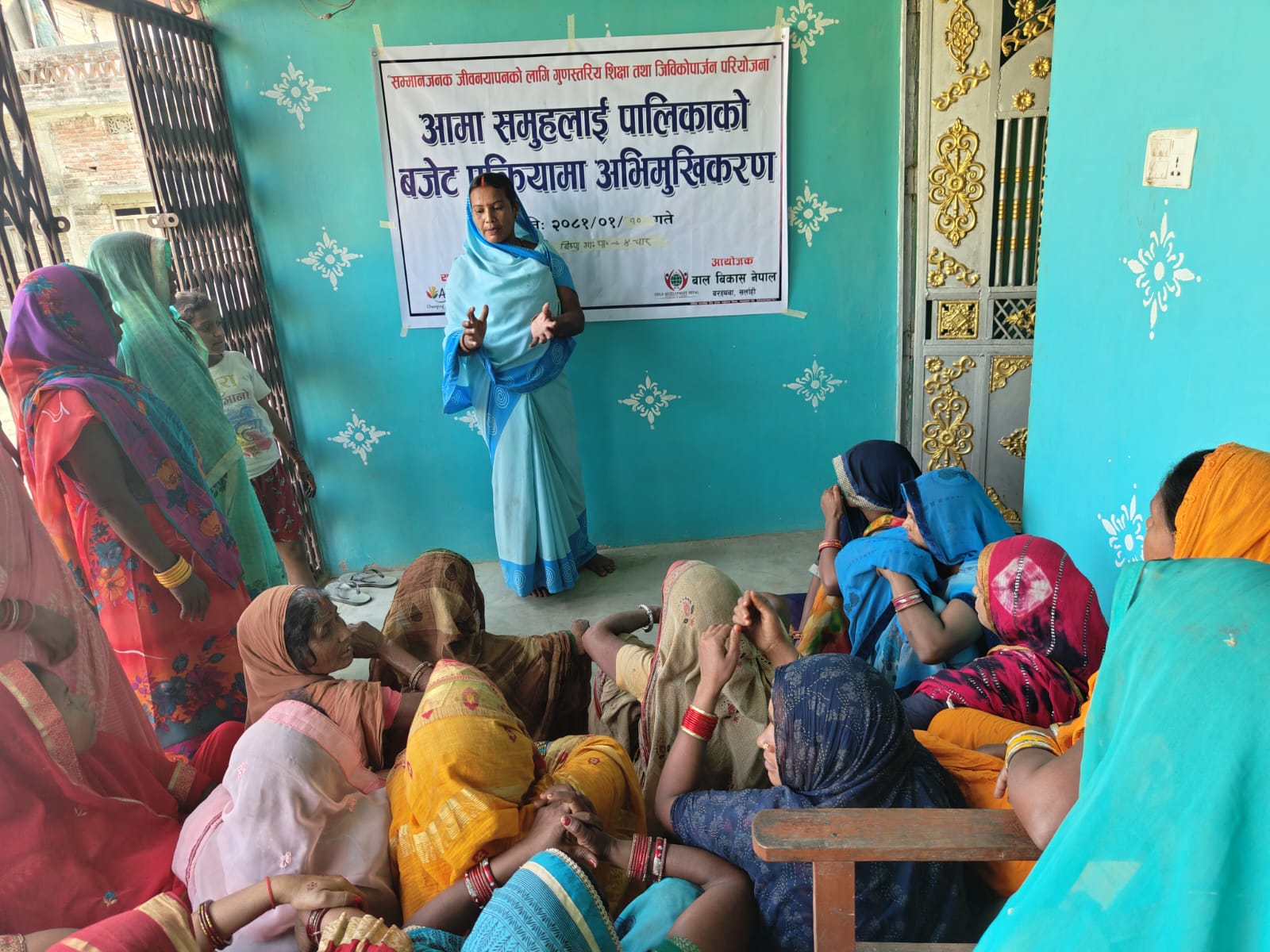 Orientation about nutrition.